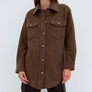 Aritzia Ganna Shirt Jacket